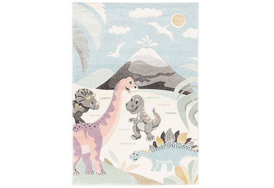 Pergamon Kinderteppich Kinder Teppich Maui Kids Dinowelt, Rechteckig, Höhe: günstig online kaufen