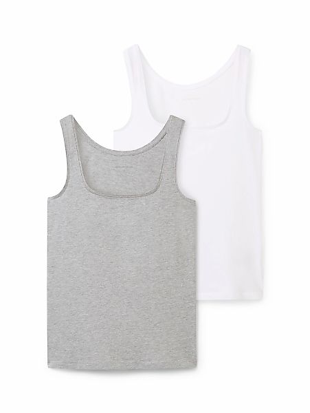 TOM TAILOR Tanktop, (Packung, 2 tlg.), im Doppelpack günstig online kaufen