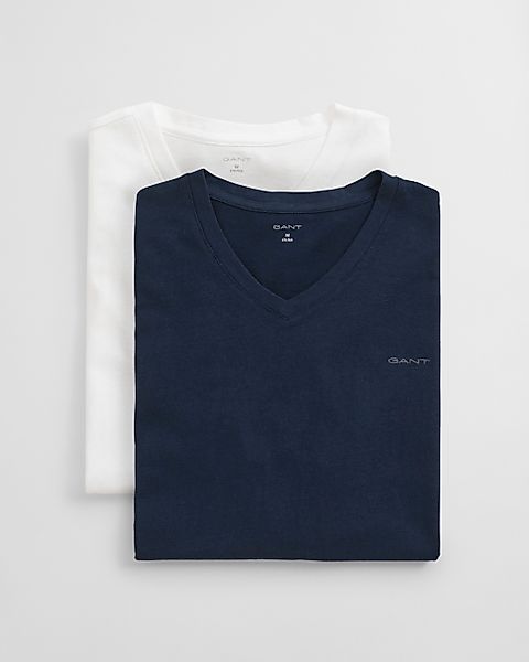 Gant Kurzarmshirt V-NECK T-SHIRT 2-PACK Mit günstig online kaufen