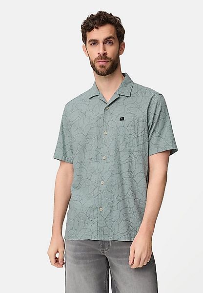 camel active Kurzarmhemd Kurzarmhemd mit Brusttasche Kurzarm Resortkragen günstig online kaufen