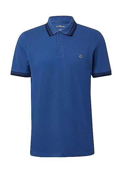s.Oliver Poloshirt Poloshirt Kragen, Knopfleiste, Logo-Patch günstig online kaufen