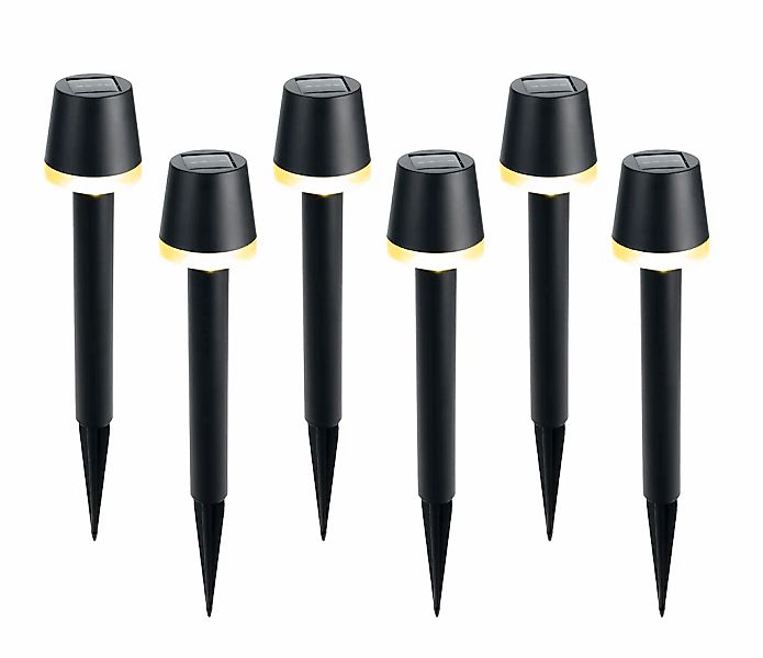 my home LED Solarleuchte "Ilian, LED-Solar Gartenlicht, 6er Set", Leuchtmit günstig online kaufen