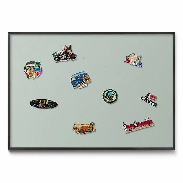 Tulup Magnettafel Wand-Magnettafel für Reisesouvenirs Farbe Celadon 100x70 günstig online kaufen