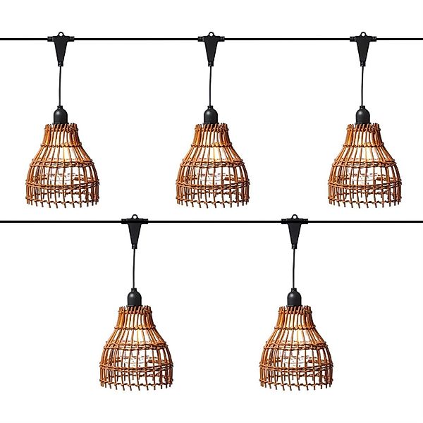 MARELIDA LED-Lichterkette Lampenschirme Party Deko Boho günstig online kaufen