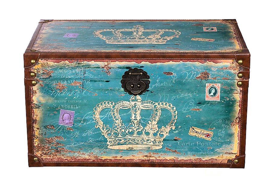 BIRENDY Dekoobjekt Truhe Kiste SJ14307 Krone günstig online kaufen