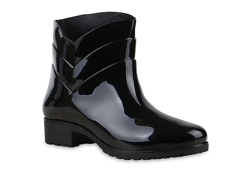 VAN HILL 812771 Gummistiefelette Damen Gummistiefel Profil Sohle Stiefel Re günstig online kaufen