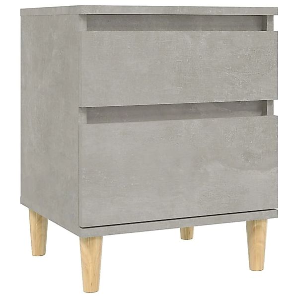 vidaXL Nachttisch Nachttisch Betongrau 40x35x50 cm günstig online kaufen