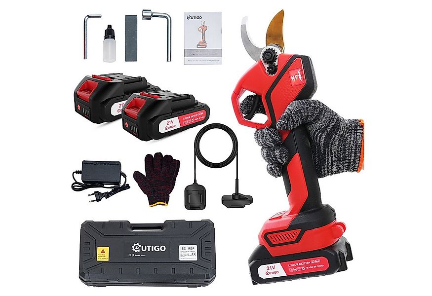 OUTIGO Akku-Astschere, Elektrische Gartenschere, Akku Grtenschere, (2x3000m günstig online kaufen