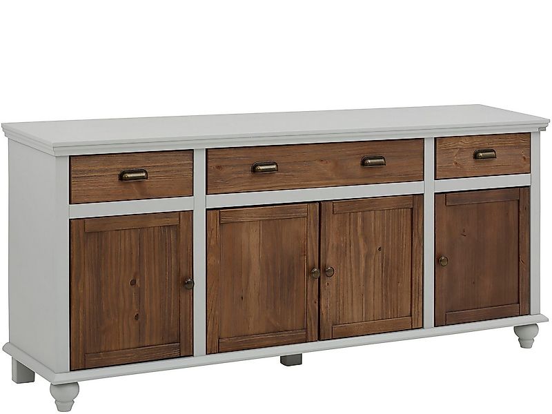 loft24 Sideboard Marlin, mit 3 Schubladen und 4 Türen günstig online kaufen