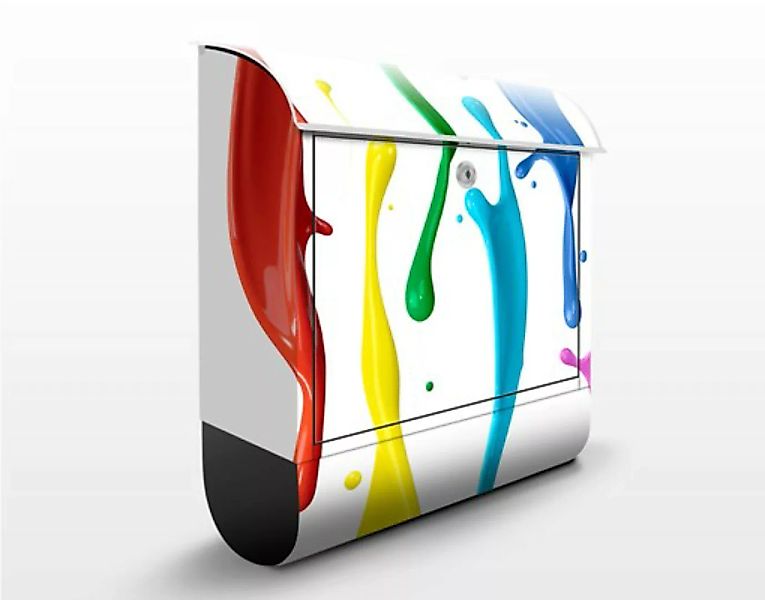 Briefkasten Abstrakt Farbspritzer günstig online kaufen
