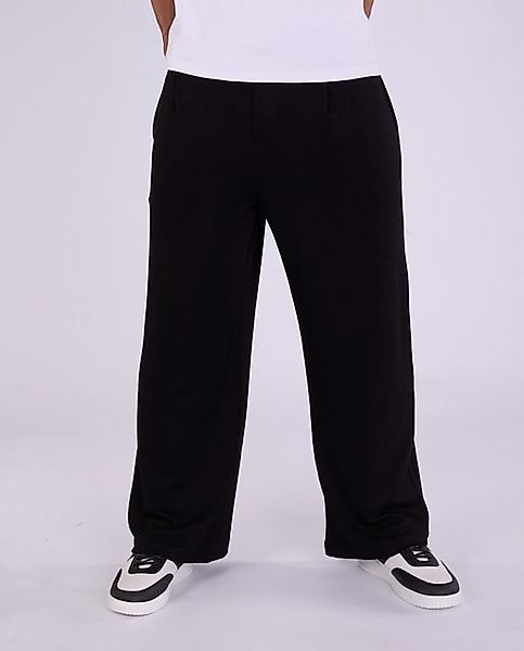 Denim Distriqt Stoffhose Feine Herren Baggy Stoffhose Loose Fit Schwarz L günstig online kaufen