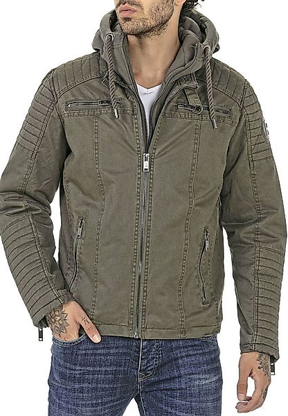 RedBridge Bikerjacke mit abnehmbarer Kapuze im beliebten Biker-Stil auch in günstig online kaufen