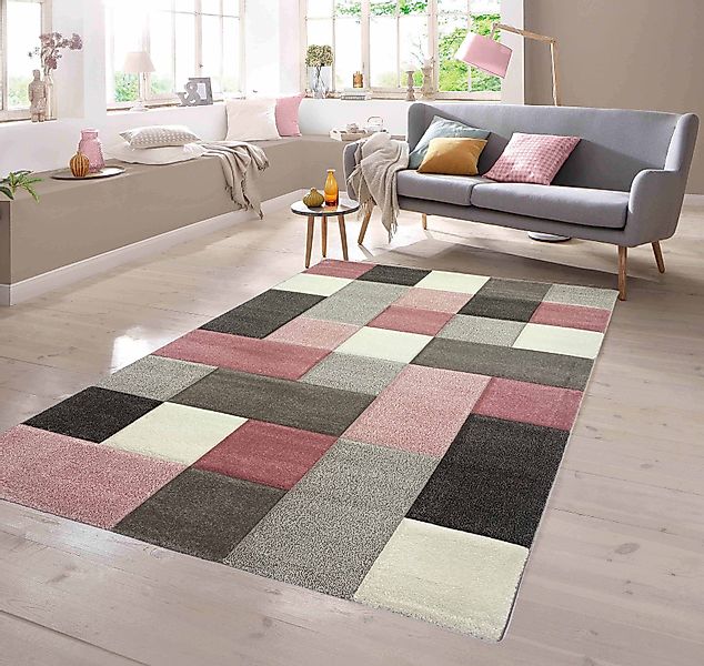 TeppichHome24 Teppich Moderner Teppich Pastell Farben günstig online kaufen