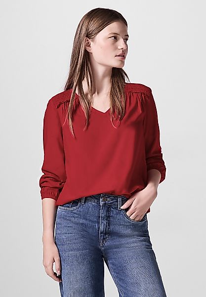 STREET ONE STUDIO Langarmbluse aus softer günstig online kaufen