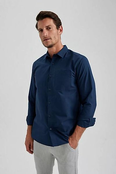 DeFacto Langarmhemd Langarmhemd REGULAR FIT günstig online kaufen