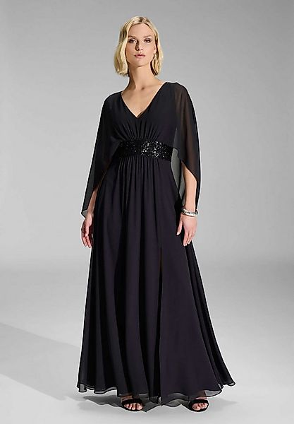 SWING Abendkleid - Abendkleid mit Cape aus Chiffon Figurbetonte Passform mi günstig online kaufen