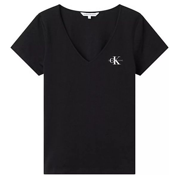 Calvin Klein Jeans Monogram Slim Kurzarm T-shirt XS Ck Black günstig online kaufen