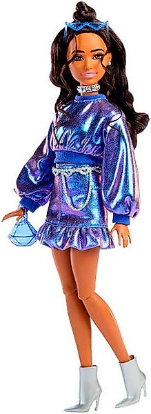 Barbie Anziehpuppe Barbie Deluxe Style im blauen Metallic Outfit günstig online kaufen