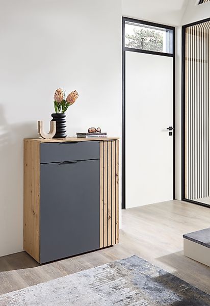 HBZ Schuhschrank "Volano in Anthrazit, BxHxT 80x103x38cm" 1 tlg. Mit 2 Türe günstig online kaufen