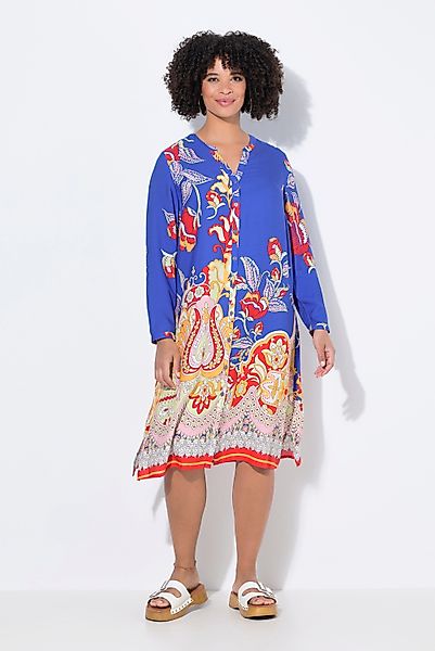 Angel of Style Jerseykleid Midikleid Allover-Muster günstig online kaufen