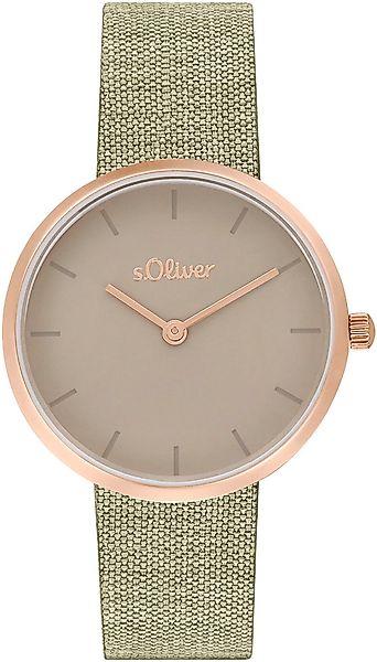 s.Oliver Quarzuhr 2037708, Armbanduhr, Damenuhr, analog, günstig online kaufen