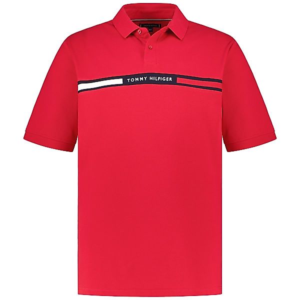 Tommy Hilfiger Poloshirt mit Elasthan Farbe rot Größe: 4XL günstig online kaufen