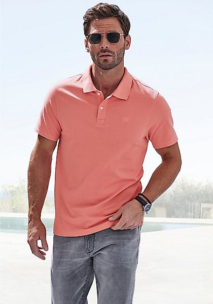 John Devin Poloshirt mit dezenter- hochwertiger Logostickerei günstig online kaufen