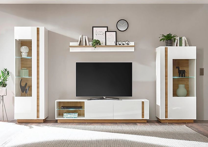 INOSIGN Wohnwand "CLAiR Kombi 22" Set, 4 Stk. tlg. günstig online kaufen