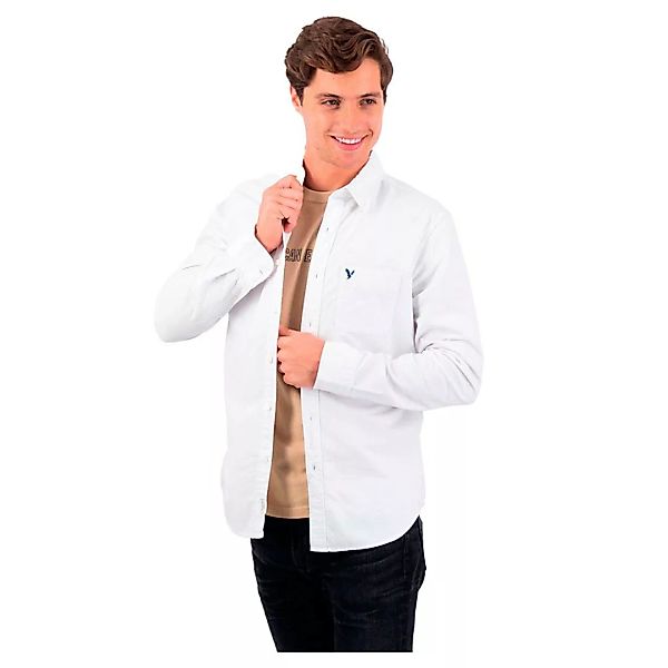 American Eagle Slim Fit Oxford Button-up Langarm Hemd 2XL White günstig online kaufen