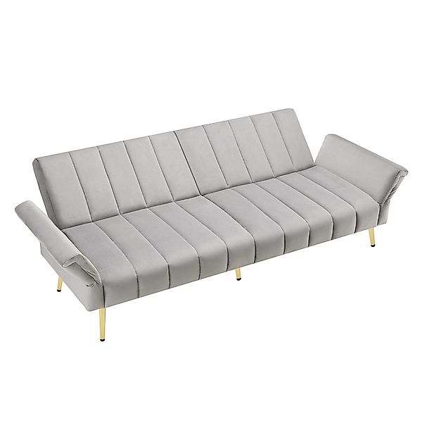 Odikalo Schlafsofa Gepolstertes Sofa Samtstoff klappbares günstig online kaufen