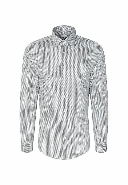 seidensticker Businesshemd "Slim" Slim 1/1 Kentkragen Druck günstig online kaufen