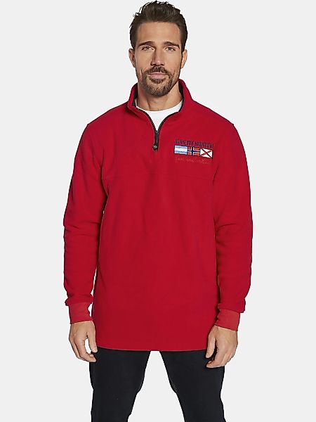 Jan Vanderstorm Fleecepullover "Fleece-Sweatshirt SIETSE" günstig online kaufen