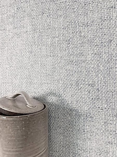Newroom Vliestapete, Grau Tapete Struktur Modern - Uni Einfarbig Silber Mon günstig online kaufen