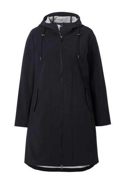 Ulla Popken Softshelljacke HYPRAR Softshell-Longjacke wasserabweisend günstig online kaufen