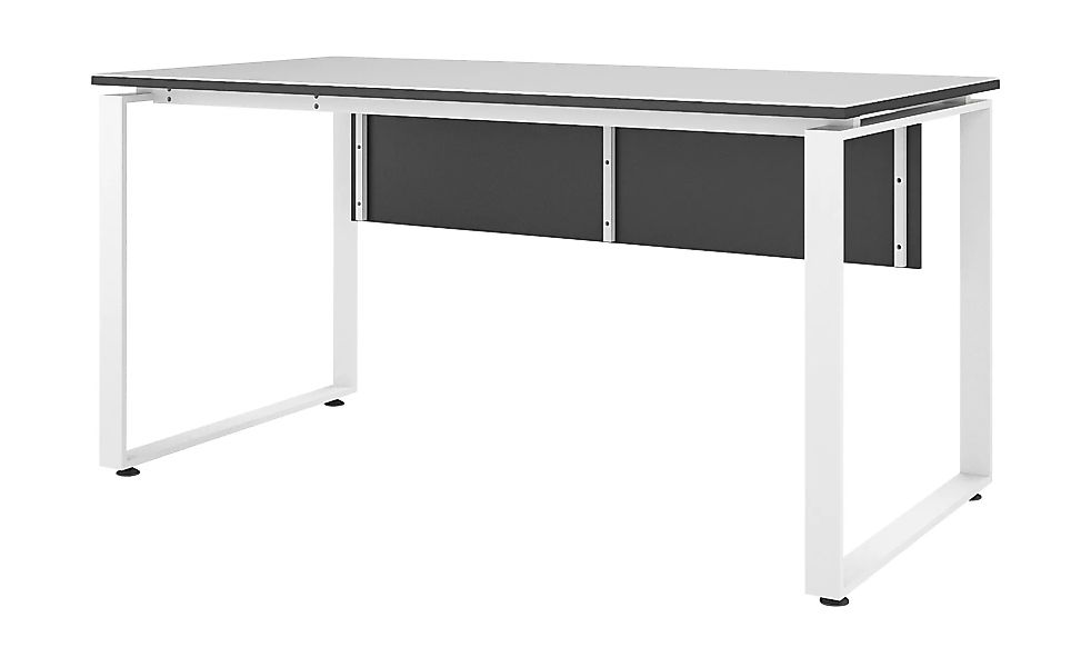 Schreibtisch mit Glasplatte - 160 cm - 78,5 cm - 80 cm - Tische > Bürotisch günstig online kaufen