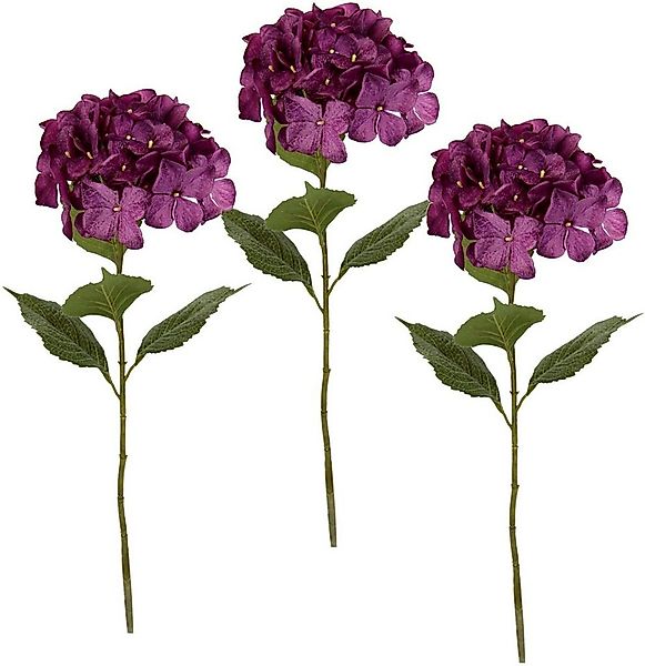 Kunstblume Hortensie, I.GE.A., Höhe 73 cm, 3er Set günstig online kaufen