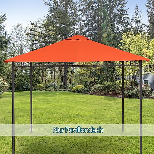 Outsunny Ersatzdach Pavillon Sonnenschutzabdeckung aus Polyester 2,98 x 2,9 günstig online kaufen