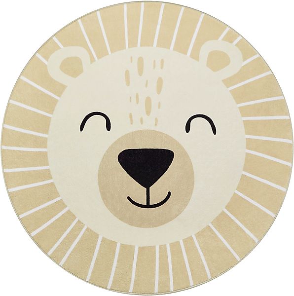 Paco Home Kinderteppich »Tosbik 481«, rund, 12 mm Höhe, Spielteppich, Kurzf günstig online kaufen