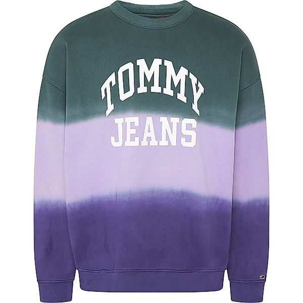 Tommy Jeans Colorblock Tie-dye Pullover M Violet Viola Tie Dye günstig online kaufen