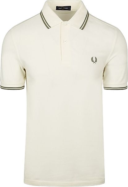Fred Perry Polo Twin Tipped M3600 Ecru - Größe 3XL günstig online kaufen