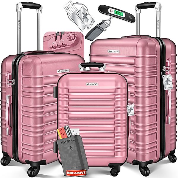 KESSER Kofferset, 4 Rollen, (3 tlg), günstig online kaufen