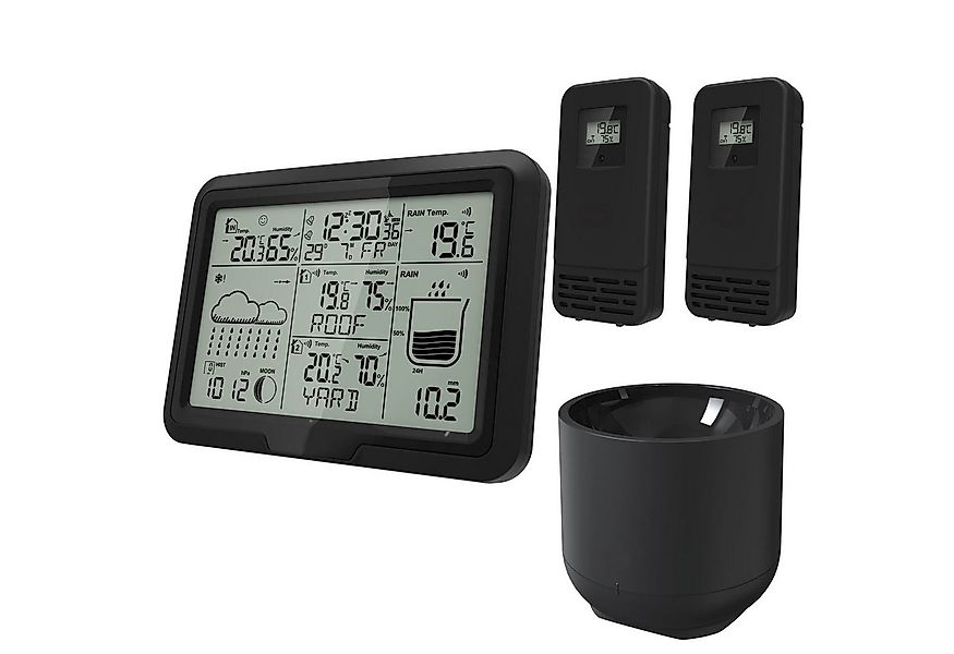 Miraval Klimamesser Miraval Design Funk-Wetterstation, mit 2 benennbaren Se günstig online kaufen