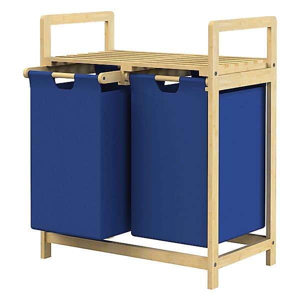 ML-DESIGN Wäschekorb Wäschebox mit 2 Fächern günstig online kaufen