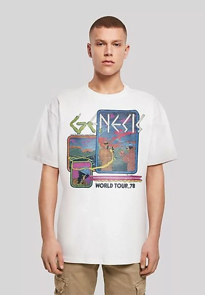 F4NT4STIC T-Shirt Genesis Rock Music Band World Tour 78 Print günstig online kaufen