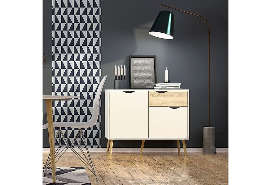 andas Sideboard Oslo Aufbewahrung, Schubladenschrank, Kommode mit 2 Türen, günstig online kaufen