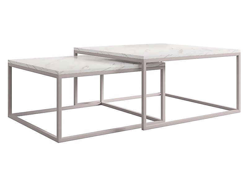 MIRJAN24 Couchtisch Dual Cashmere (2er-Set), Cashmere günstig online kaufen