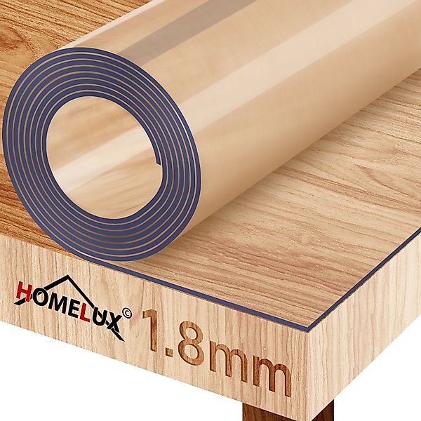 HOMELUX Tischdecke Tischfolie Tischdecke Transparent 1.8mm, günstig online kaufen