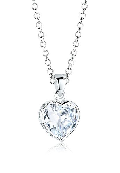Elli Kette mit Anhänger Herz Zirkonia günstig online kaufen