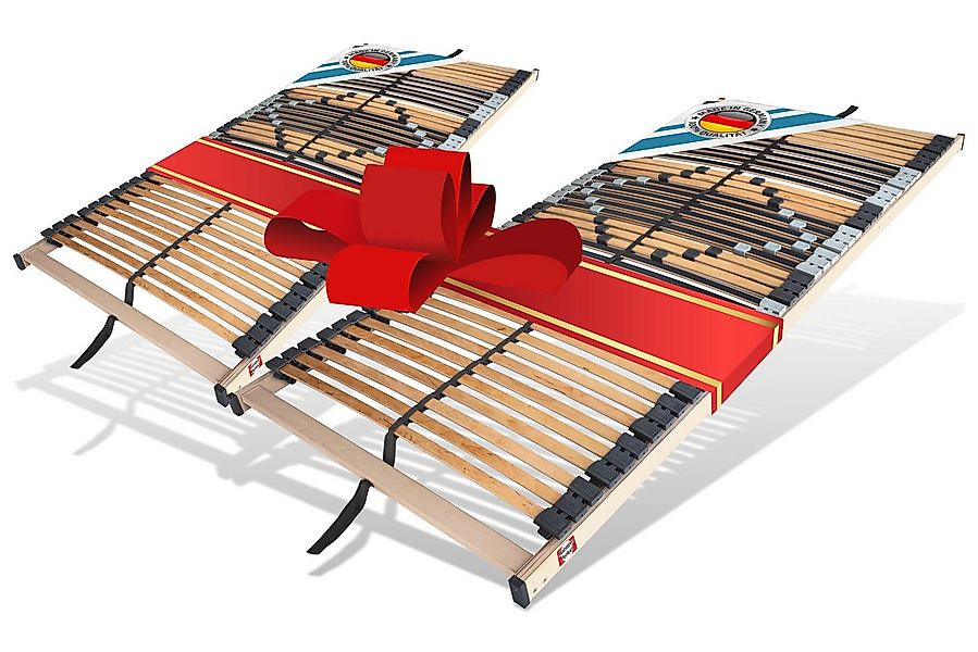 Lattenrost 42 Leisten, übergreifenden Kautschukkappen, MONTIERT 250 KG BELA günstig online kaufen