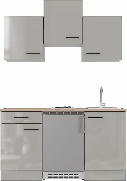 Flex-Well Küchenzeile "Lund" mit E-Geräten, Gesamtbreite 150,5 cm, gänzende günstig online kaufen